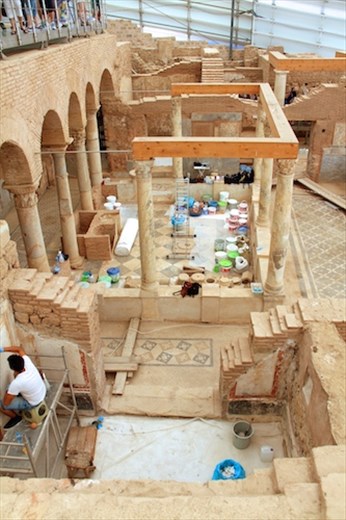 Restoration work, Terrace Houses, Ephesus