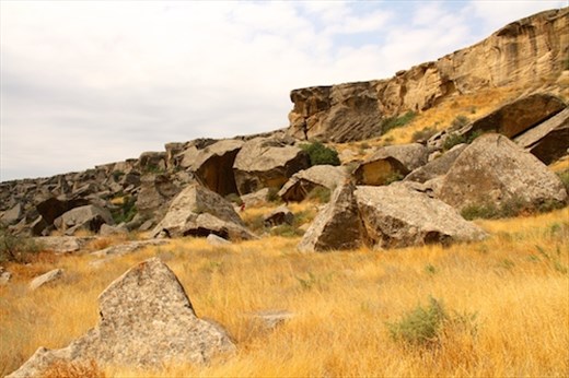 Lots of rocks, Gobustan Archeological Park
