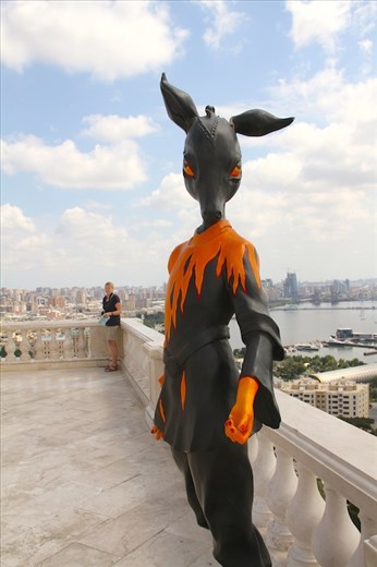 Jayran, flaming symbol of Baku