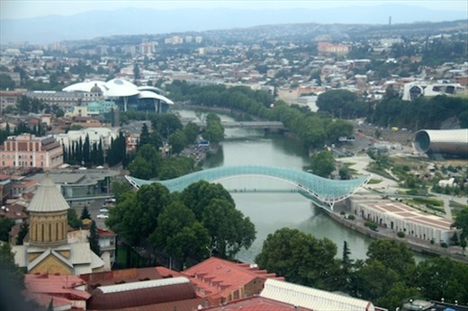 View from the top, Tbilisi