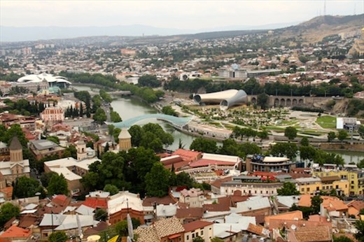 View from the top, Tbilisi