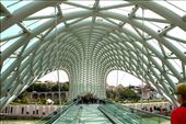 Peace Bridge to Rike Park, Old Town Tbilisi: by vagabonds3, Views[333]