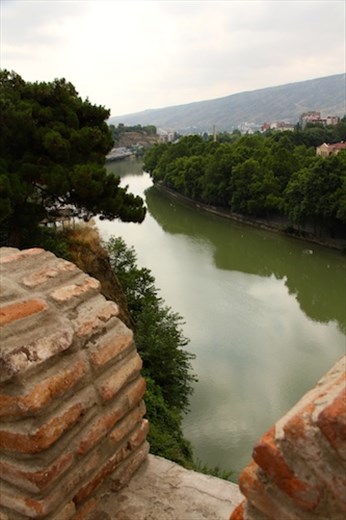 View from the walls, Old Town Tbilisi