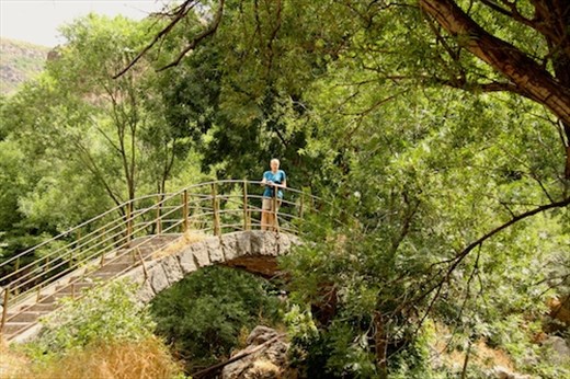 Crossing over, Geghard Monastery
