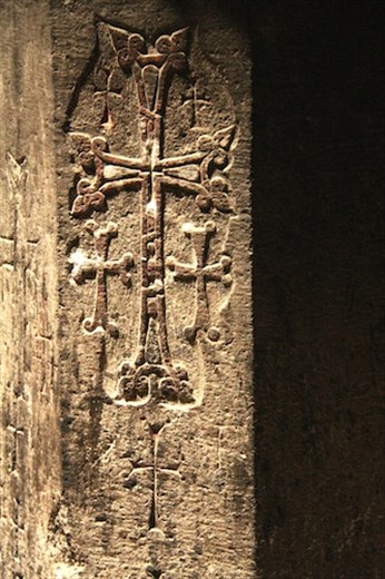 Orthodox cross, Geghard Monastery