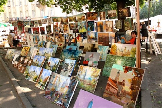 Street Market, Lviv