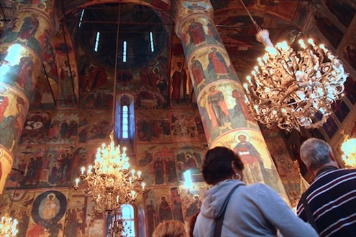 Icons in Assumption Cathedral, Moscow Kremlin