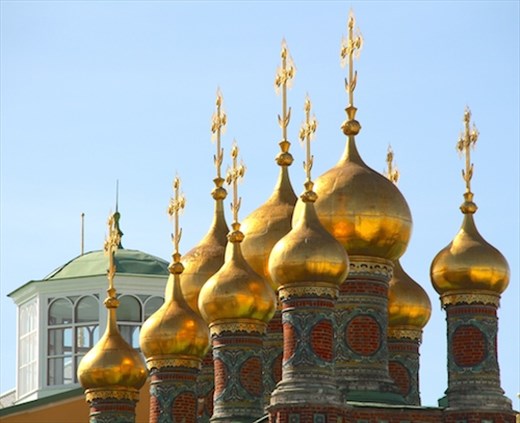 Tsar Church domes, Moscow Kremlin