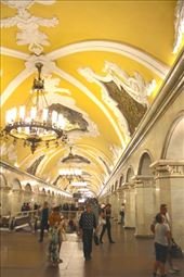 Komsomol'skaya Metro Station, Moscow: by vagabonds3, Views[366]