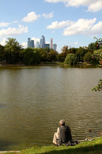 Contemplating the future, Moscow