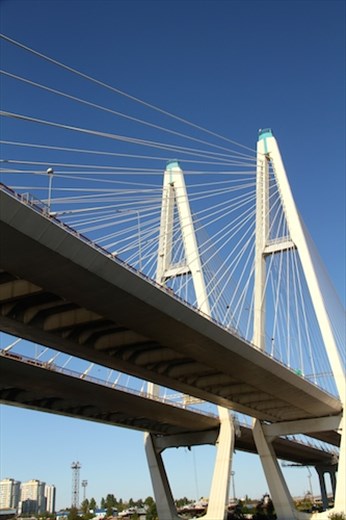 Under the Neva Bridge, St. Petersburg