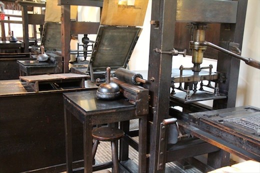 Stop the presses, Platin-Moretus House, Antwerp