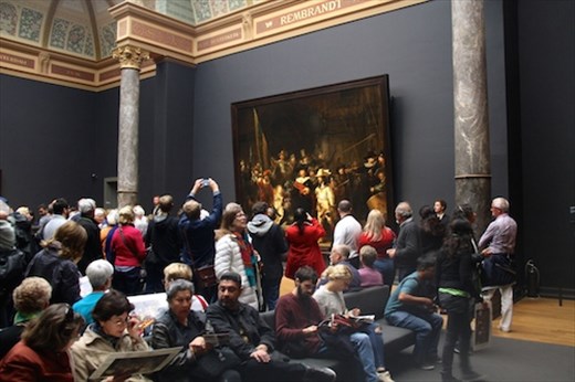 Rembrandt fans, Riksmuseum, Amsterdam