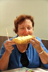 Dee's first Belgian waffle, Brugge: by vagabonds3, Views[483]