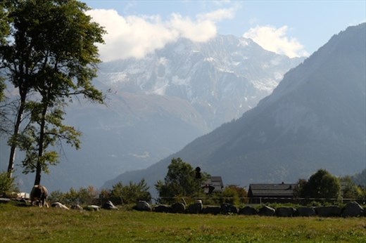 The French Alps at Courchevel