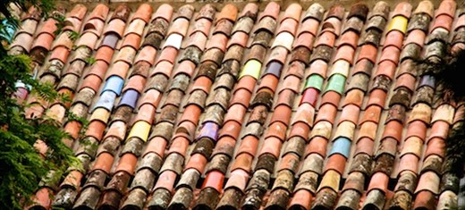 Roof tiles, St Paul de Vence