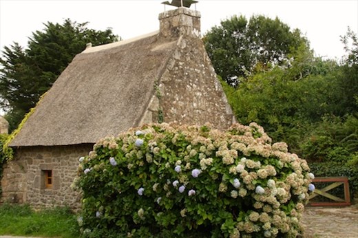 Thatch cottage, Brittany