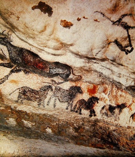 Horses, Lascaux II (from photo)