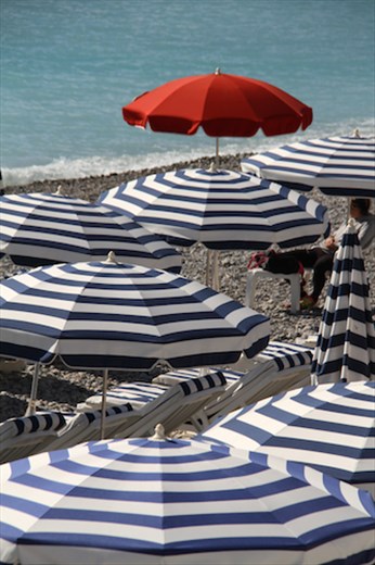 The Red Umbrella, Promenade Anglais, Nice
