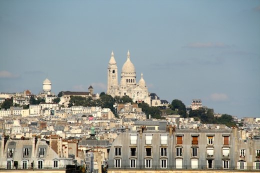 Sacre Coeur from Musee d'Orsay