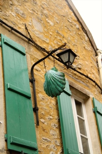 Scallop, symbol of St. James, Vezelay