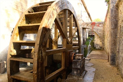 Water wheel, Fortenoy Abbey