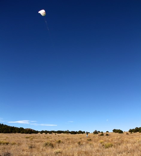 Great day for flying a kite, Westcliffe, Colorado