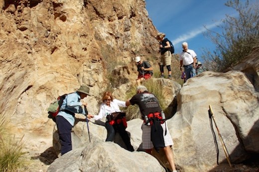 Going down is as hard as going up, Box Canyon