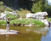 John lands a lunker, Grape Creek: by vagabonds3, Views[737]