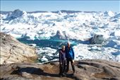 A rare photo of us, Iluissat, Greenland: by vagabonds3, Views[429]