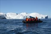Adrift in a zodiac off the Greenland ice sheet: by vagabonds3, Views[435]