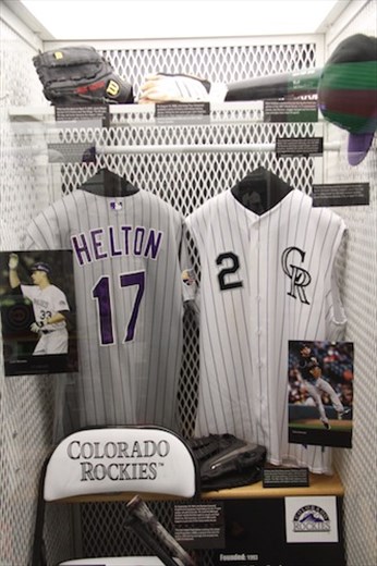 Rockies locker, Baseball Hall of Fame, Cooperstown