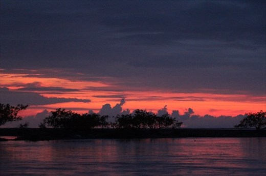 A Rare Rain-free Sunset