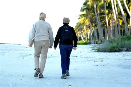 Connie and Ana, Christmas Bird Count, Naples
