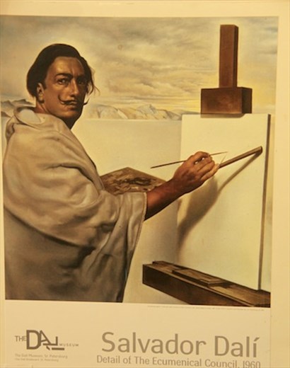 Self portrait, Dali Museum, Tampa