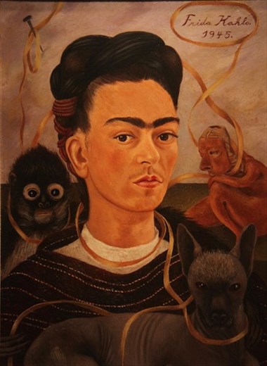 Frida Kahlo selfie, Dali Museum, Tampa
