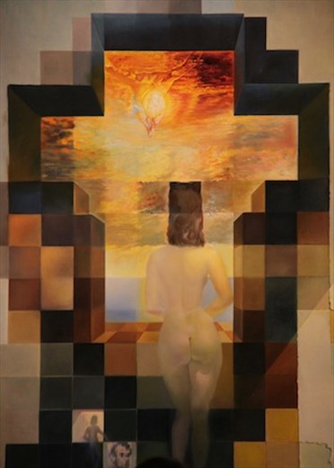 Gala Looking at the Mediterranean Sea Which at 20 m Looks Like A. Lincoln