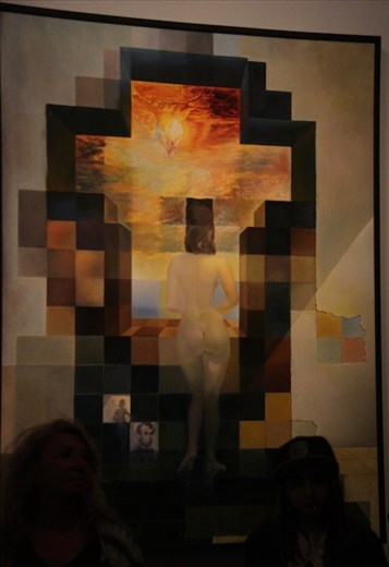 Gala Looking at the Mediterranean Sea — at 20 meters.  (Squint if you must)