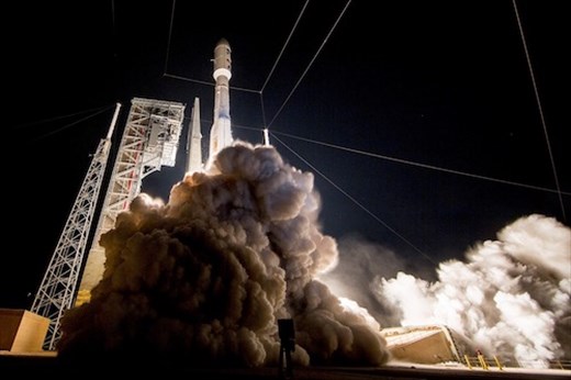 NASA photo of the GOES launch, Space Coast