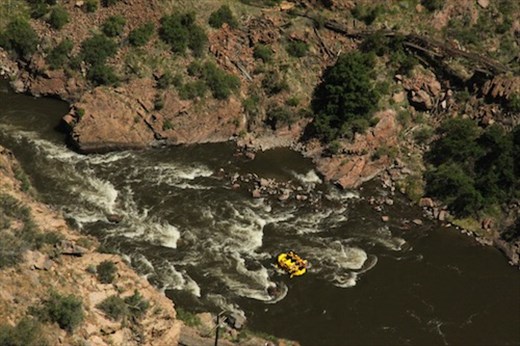 Early season rafters, Royal Gorge