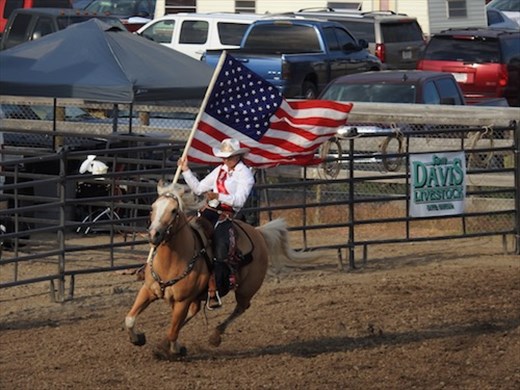 Opening ceremonies, BullRama, Deer Lodge MT
