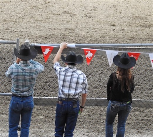 Western fashionistas, BullRama, Deer Lodge MT