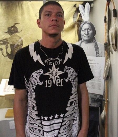 Sitting Bull's great, great, great grandson