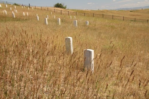 Where they fell, Little Bighorn Battlefield