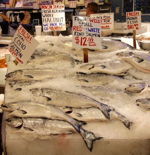 Salmon, a rick source of omega 3