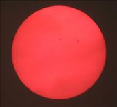 Smoke-hazed sun with sunspots: by vagabonds3, Views[639]