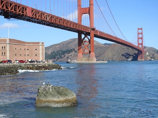 Fort Point and the Golden Gate Bridge