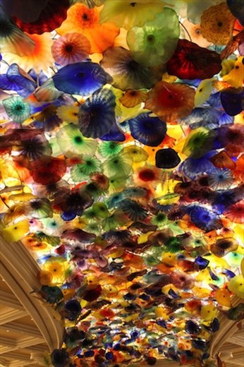 Chihuli installation, Bellagio