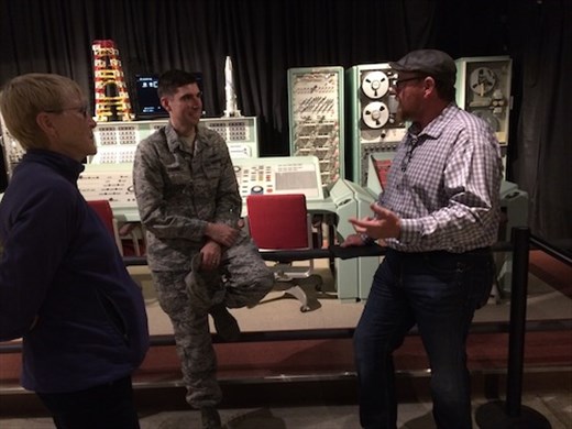 Jay, Lt. Chad and Connie, Vandenberg Missile Museum