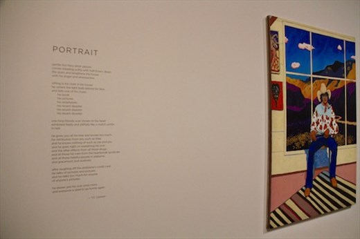 TC Cannon, poem and self-portrait, Heard Museum